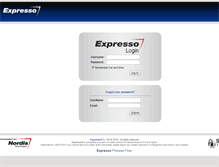 Tablet Screenshot of expressoprod.com